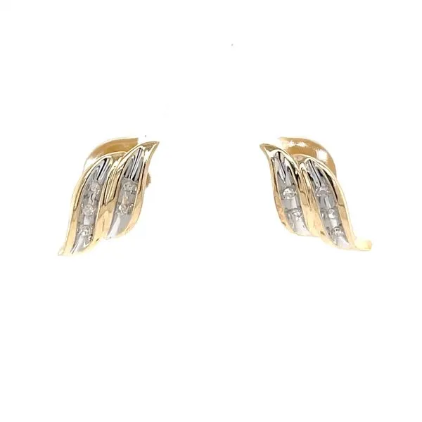 10K Yellow Gold Estate Mined Single-Cut Diamond Earrings Minor Jewelry Inc. Nashville, TN