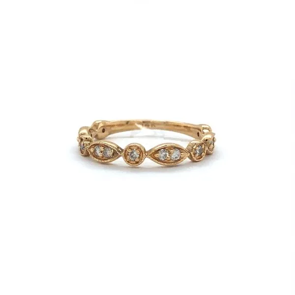14K Yellow Gold and Diamond Wedding Band similar item image