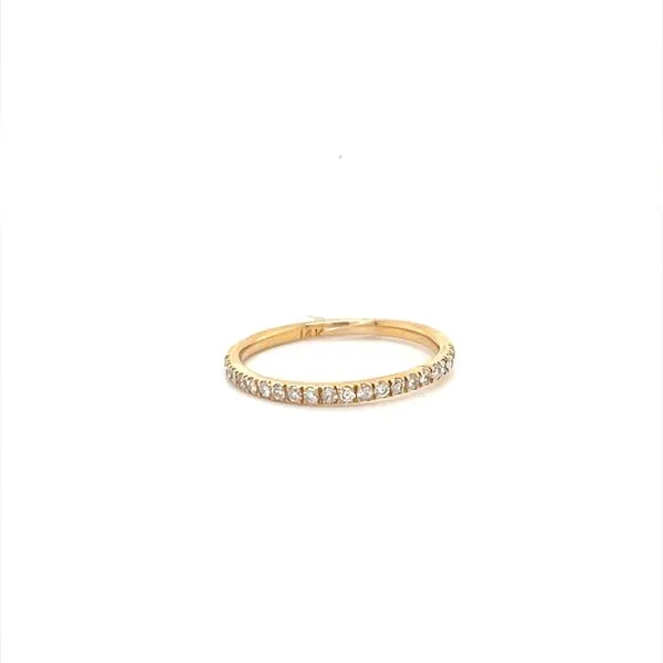 14K Yellow Gold and Diamond  Half Anniversary Wedding Band Image 2 Minor Jewelry Inc. Nashville, TN