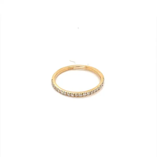 14K Yellow Gold and Diamond  Half Anniversary Wedding Band similar item image