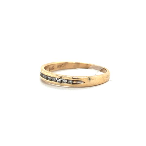 14K Yellow Gold Estate Diamond Channel Set Wedding Band Minor Jewelry Inc. Nashville, TN