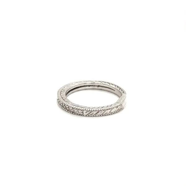 14K White Gold and Diamond Wedding Band Image 2 Minor Jewelry Inc. Nashville, TN