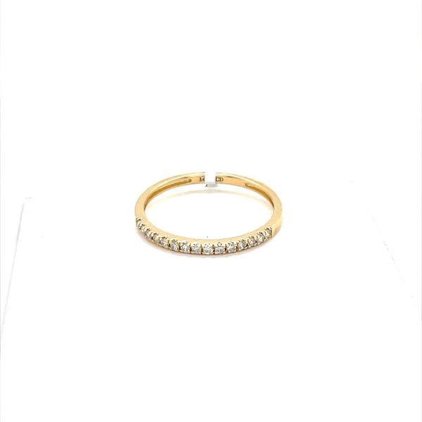 14K Yellow Gold and Diamond Wedding Band Image 2 Minor Jewelry Inc. Nashville, TN