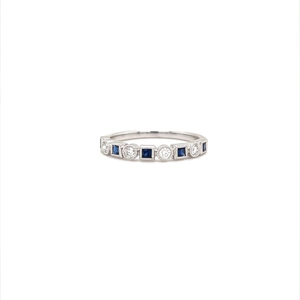 14K White Gold Sapphire and Diamond Fashion Ring Minor Jewelry Inc. Nashville, TN