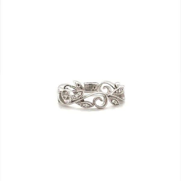 14K White Gold Diamond Filigree Anniversary Band Minor Jewelry Inc. Nashville, TN