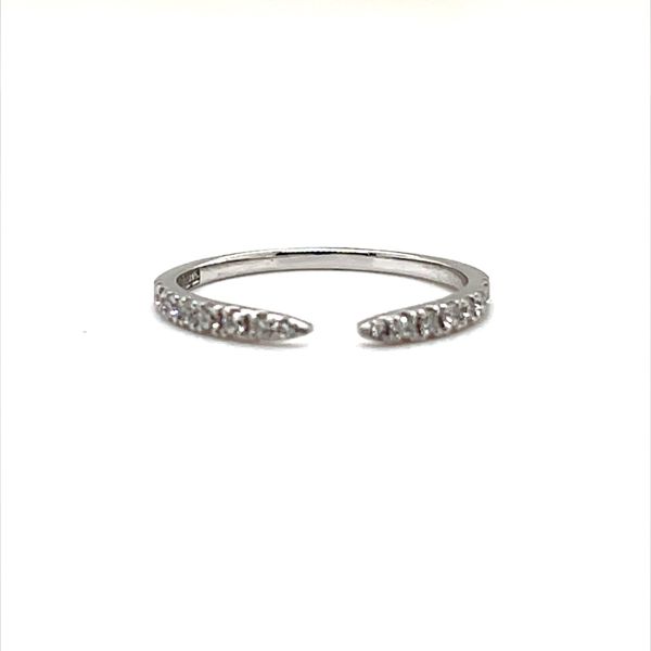 14K White Gold Open Diamond Wedding Band Minor Jewelry Inc. Nashville, TN