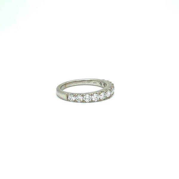 18K White Gold and Diamond Estate Anniversary Band Image 2 Minor Jewelry Inc. Nashville, TN