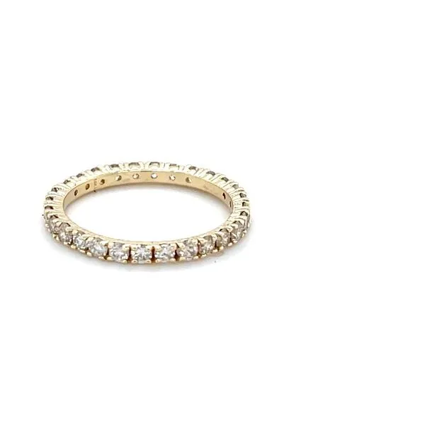 14K Yellow Gold Diamond Eternity Band Image 2 Minor Jewelry Inc. Nashville, TN