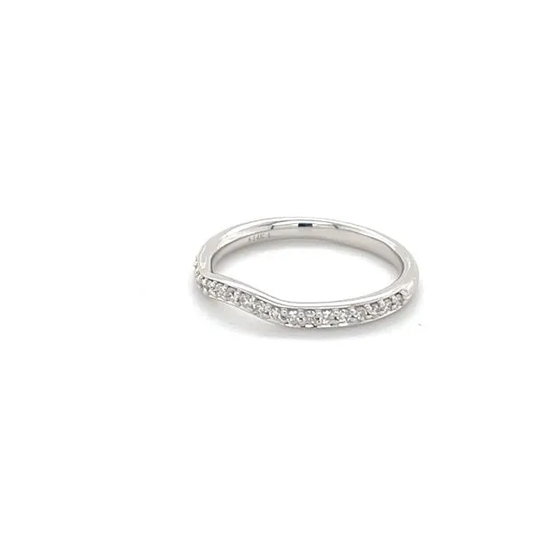 14K White Gold Diamond Countour Band Image 2 Minor Jewelry Inc. Nashville, TN