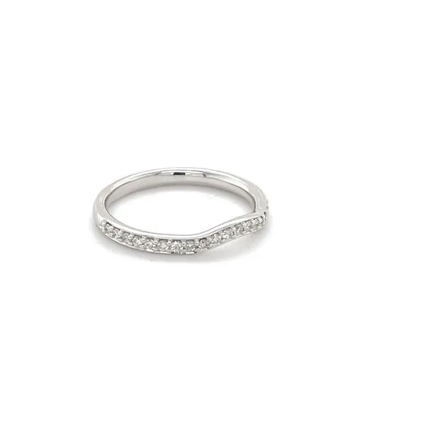 14K White Gold Diamond Countour Band Image 3 Minor Jewelry Inc. Nashville, TN