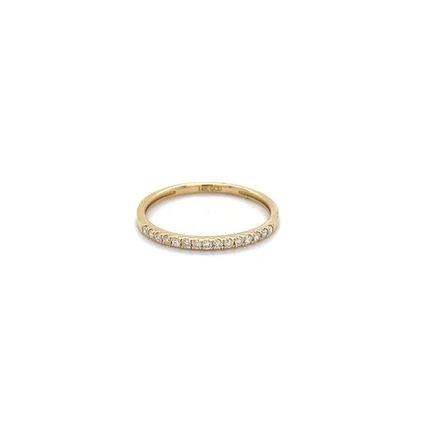 14K Yellow Gold and Mined Diamond Wedding Band Minor Jewelry Inc. Nashville, TN