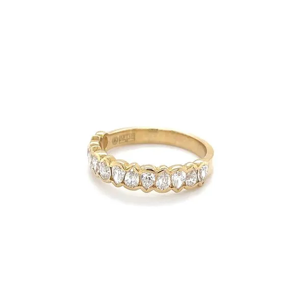 14KY Pear-Cut Diamond Anniversary Wedding Band Image 2 Minor Jewelry Inc. Nashville, TN