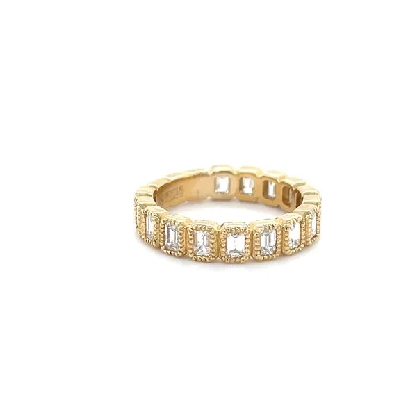 14KY Emerald-Cut Diamond Anniversary Band Image 3 Minor Jewelry Inc. Nashville, TN