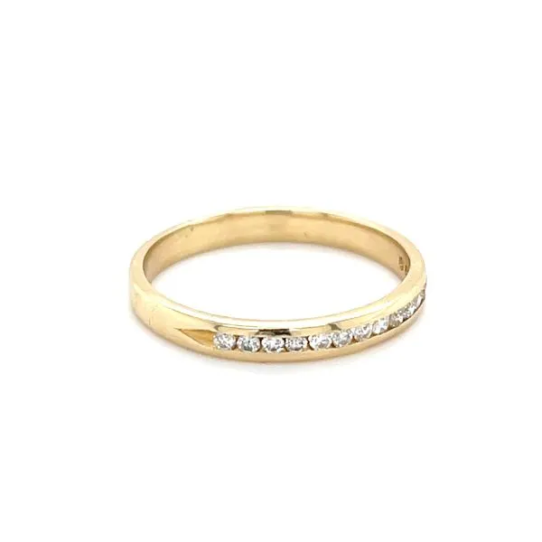 14K Yellow Gold Diamond Half-Anniversary Wedding Band Image 3 Minor Jewelry Inc. Nashville, TN