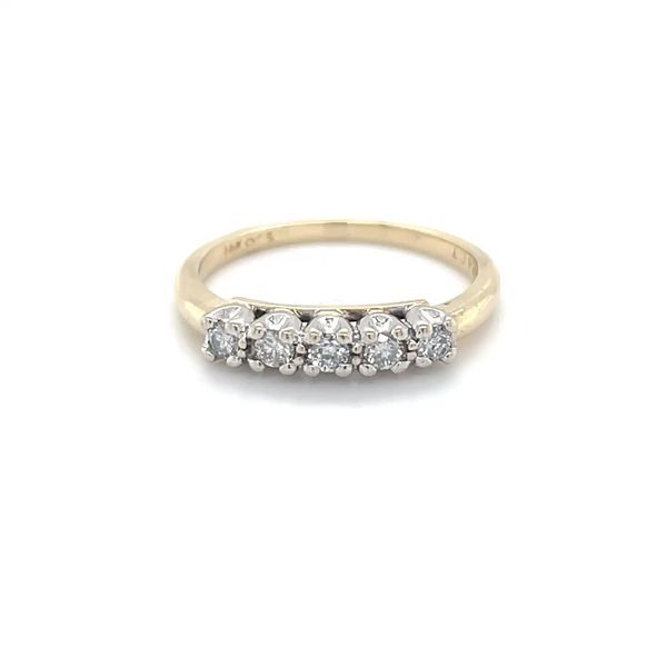 14K Yellow and White Gold Estate Mined Diamond Ring Minor Jewelry Inc. Nashville, TN