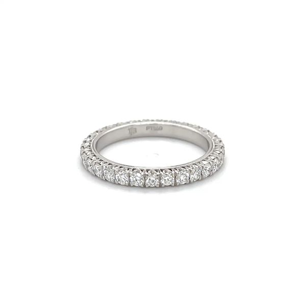 Platinum Estate Mined Diamond Eternity Wedding Band Minor Jewelry Inc. Nashville, TN