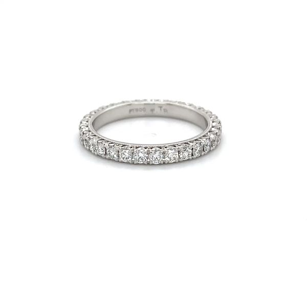 Platinum Estate Mined Diamond Eternity Wedding Band Minor Jewelry Inc. Nashville, TN