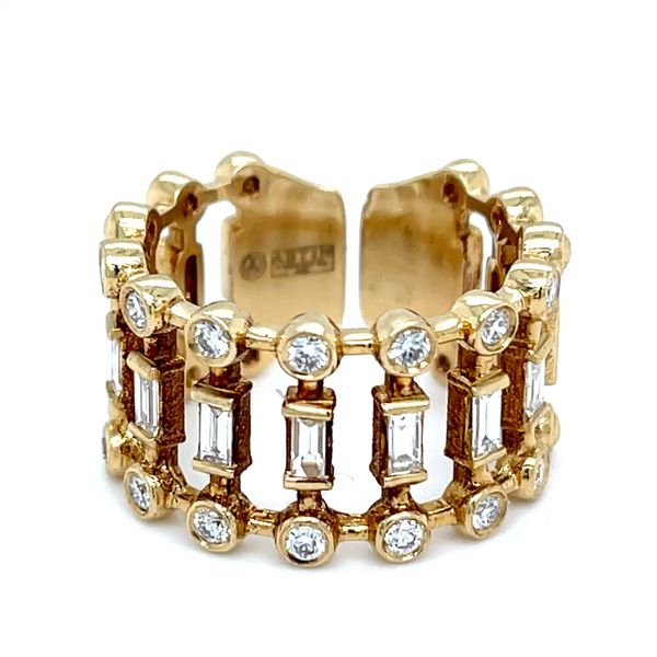 12mm Mined Diamonds 14K Band Size 7.5 Image 2 Minor Jewelry Inc. Nashville, TN