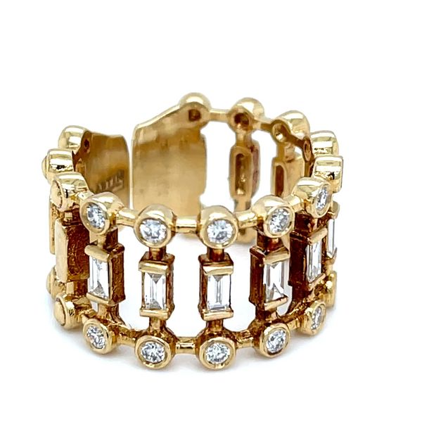 12mm Mined Diamonds 14K Band Size 7.5 Image 3 Minor Jewelry Inc. Nashville, TN