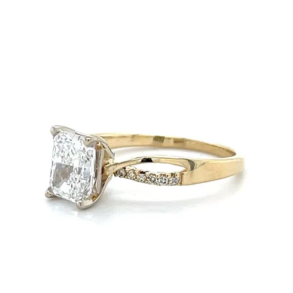 14K Yellow Gold Lab Diamond Engagement Ring Image 2 Minor Jewelry Inc. Nashville, TN