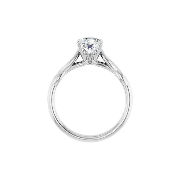 14K White Gold Moissanite Engagement Ring Image 3 Minor Jewelry Inc. Nashville, TN