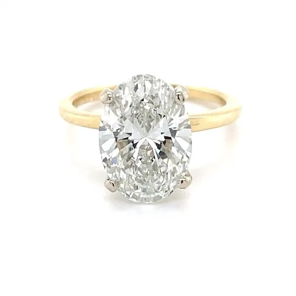 14K Yellow Gold 3.57ct Lab Diamond Hidden Halo Engagement Ring Minor Jewelry Inc. Nashville, TN