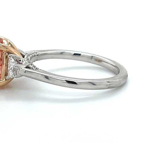 2.33ct 14K  Oval Pink LAB Diamond Ring Image 2 Minor Jewelry Inc. Nashville, TN