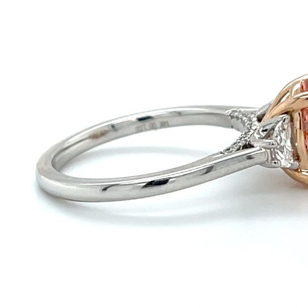 2.33ct 14K  Oval Pink LAB Diamond Ring Image 3 Minor Jewelry Inc. Nashville, TN