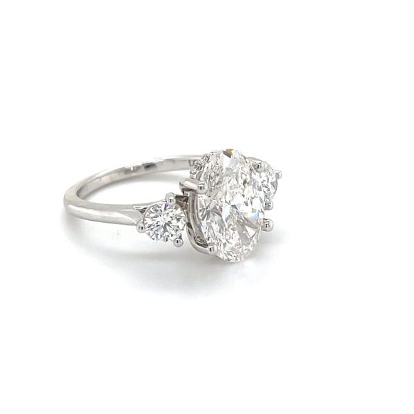 14K White Gold Lab Diamond Engagement Ring Image 3 Minor Jewelry Inc. Nashville, TN