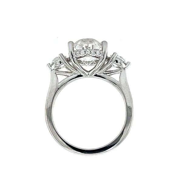 14K White Gold Lab Diamond Engagement Ring Image 4 Minor Jewelry Inc. Nashville, TN