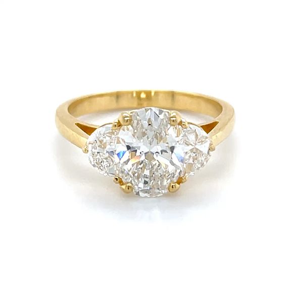 2.75cttw Lab Grown Diamond 14k Oval and Moon Image 2 Minor Jewelry Inc. Nashville, TN