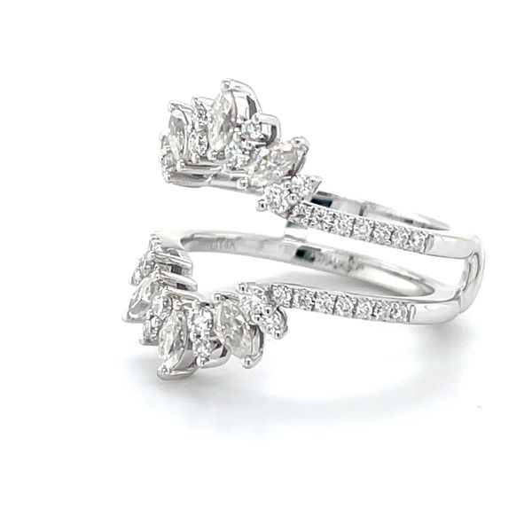 14K White Gold Lab Diamond Estate Ring Jacket Image 3 Minor Jewelry Inc. Nashville, TN