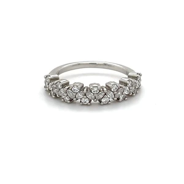 Platinum and Lab Diamond Half Anniversary Wedding Band Minor Jewelry Inc. Nashville, TN