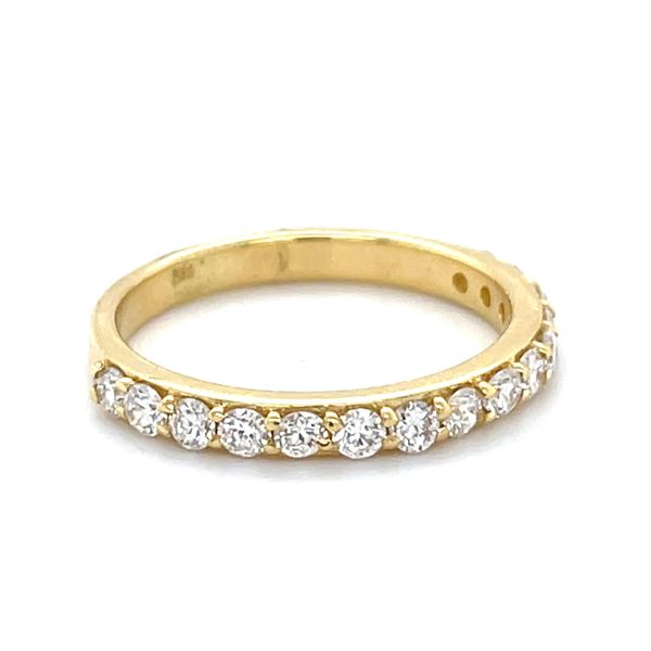 14k Yellow Gold and LAB Diamond Wedding Band Image 2 Minor Jewelry Inc. Nashville, TN