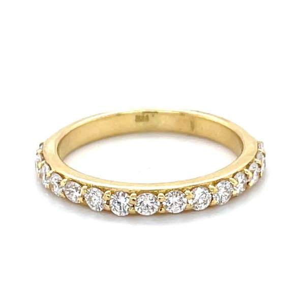 14k Yellow Gold and LAB Diamond Wedding Band Minor Jewelry Inc. Nashville, TN