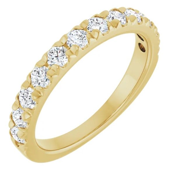 14K Yellow Gold 0.75cttw Lab Diamond 2.5mm Half-Anniversary Wedding Band Image 2 Minor Jewelry Inc. Nashville, TN