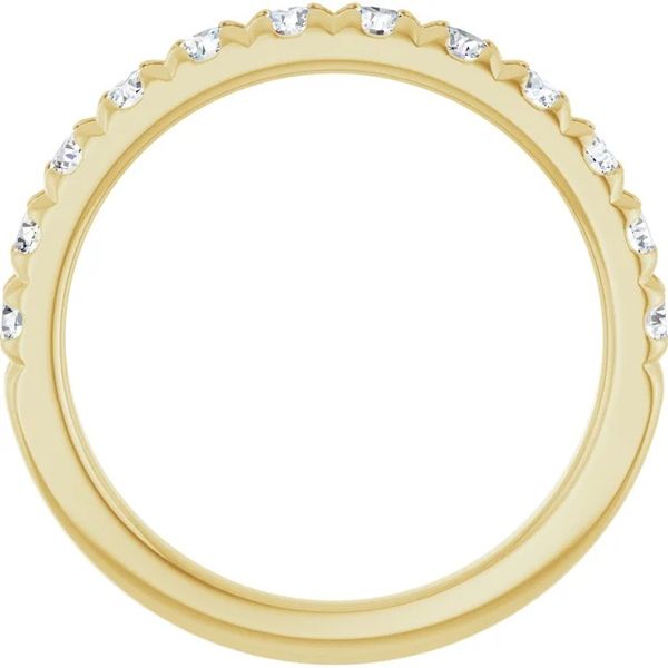 14K Yellow Gold 0.75cttw Lab Diamond 2.5mm Half-Anniversary Wedding Band Image 5 Minor Jewelry Inc. Nashville, TN