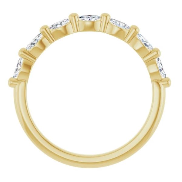 14K Lab Diamond 1/3ctw Marquise Anniversary Band Image 3 Minor Jewelry Inc. Nashville, TN