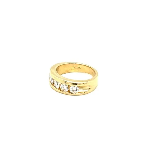 14K Yellow Gold Estate Diamond Wedding Band Image 3 Minor Jewelry Inc. Nashville, TN