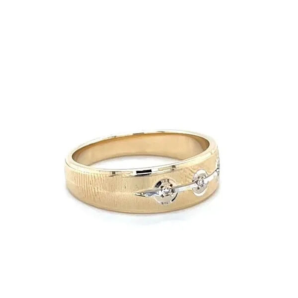 14K Yellow Gold Estate Diamond Band Image 2 Minor Jewelry Inc. Nashville, TN