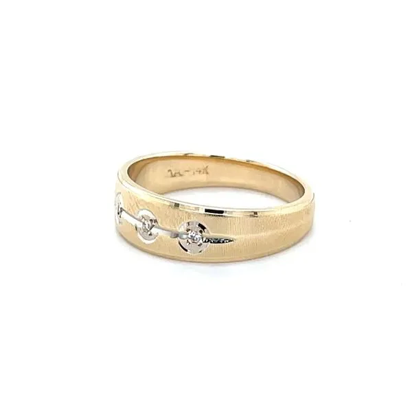 14K Yellow Gold Estate Diamond Band Image 3 Minor Jewelry Inc. Nashville, TN