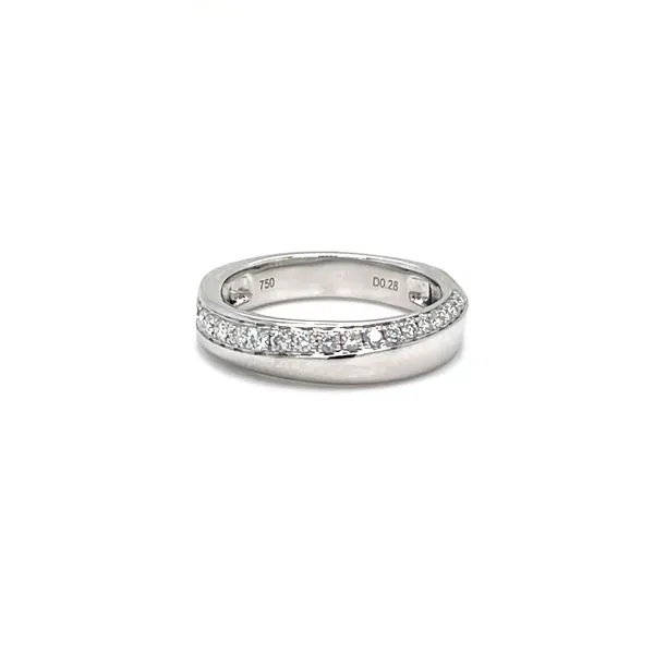 18K White Gold 4.5mm Mined Diamond Wedding Band Minor Jewelry Inc. Nashville, TN