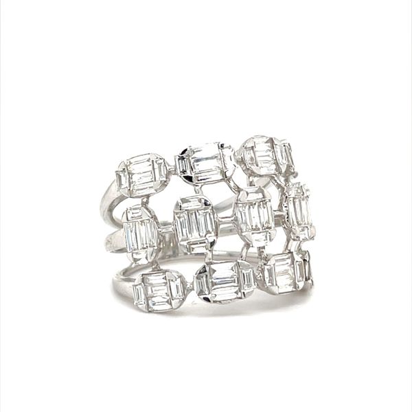 18K White Gold Diamond Fashion Ring Image 2 Minor Jewelry Inc. Nashville, TN