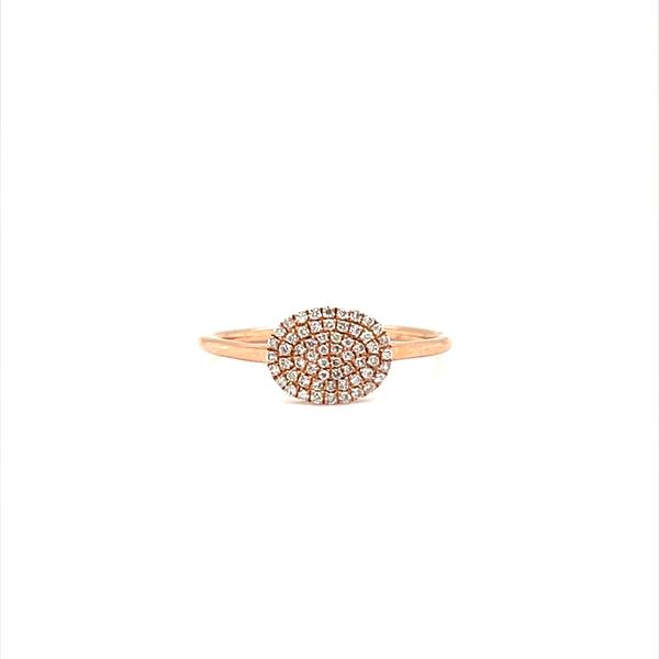 14K Rose Gold Diamond Cluster Ring Minor Jewelry Inc. Nashville, TN