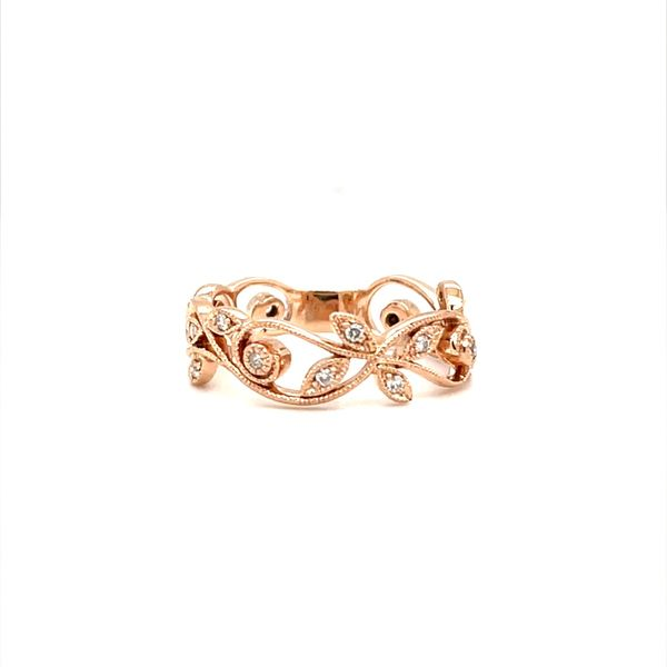 14K Rose Gold Diamond Anniversary Band Minor Jewelry Inc. Nashville, TN