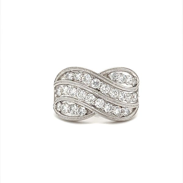 10K White Gold Diamond Wave Ring Minor Jewelry Inc. Nashville, TN
