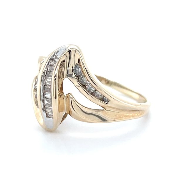 10K Yellow Gold Estate Mined Diamond Ring Image 2 Minor Jewelry Inc. Nashville, TN