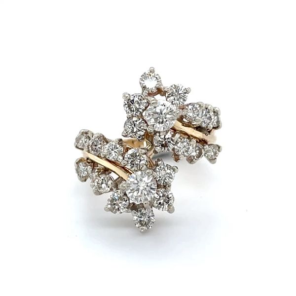 14K Yellow Gold Estate Mined Diamond Cluster Ring Minor Jewelry Inc. Nashville, TN