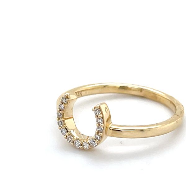 Diamond Horseshoe Ring 14k Image 3 Minor Jewelry Inc. Nashville, TN