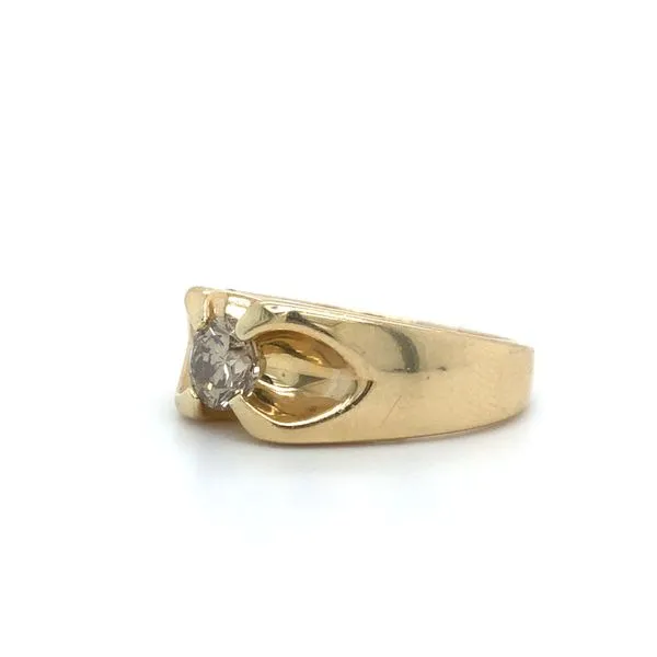 14K Yellow Gold Diamond Ring